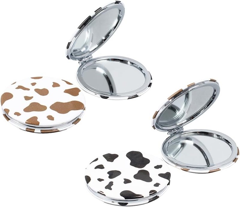 Daiso Compact Mirror 9180 - Assorted Design Portable Makeup & Travel Mirror - Image 1